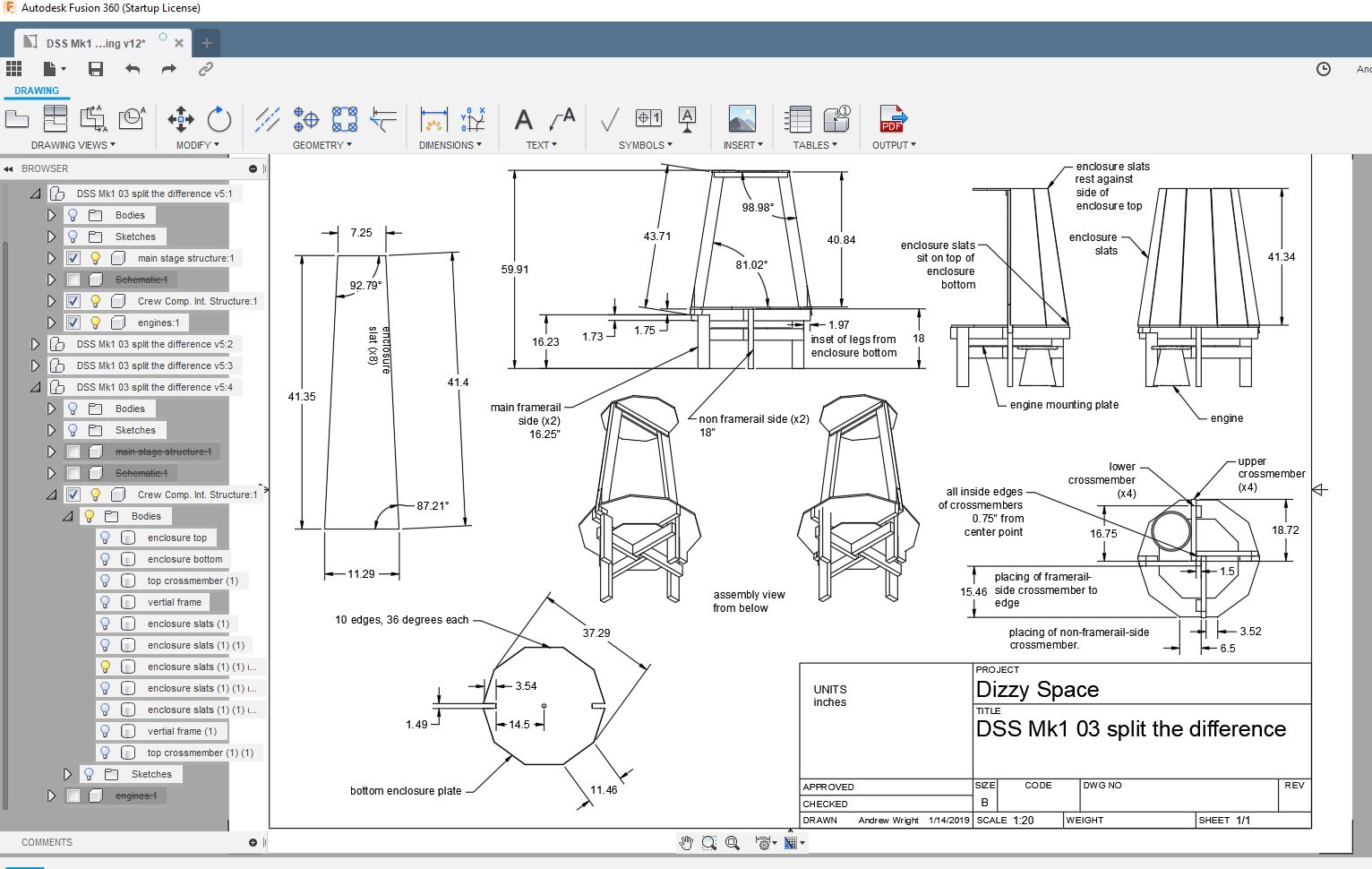 Precise Plans in Fusion 360
