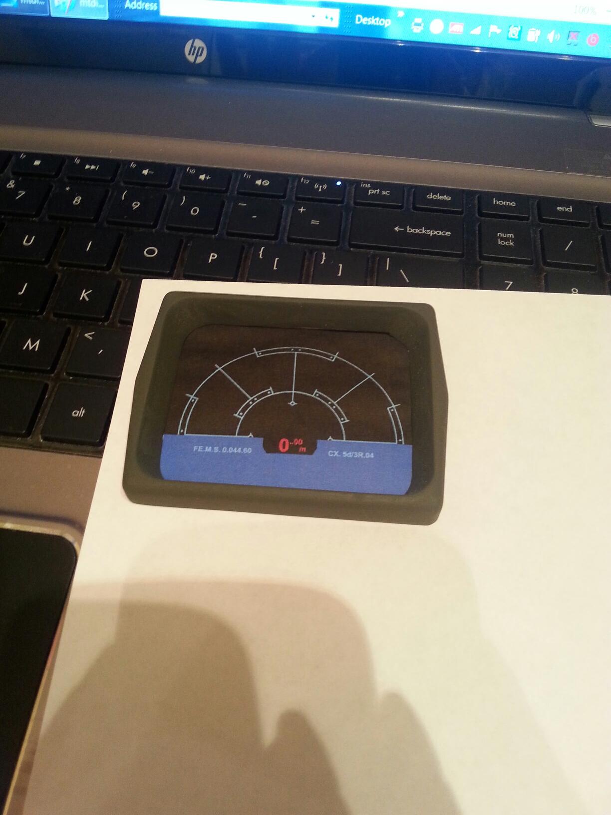 printed a decal for my viewer came nice ill use that for now.