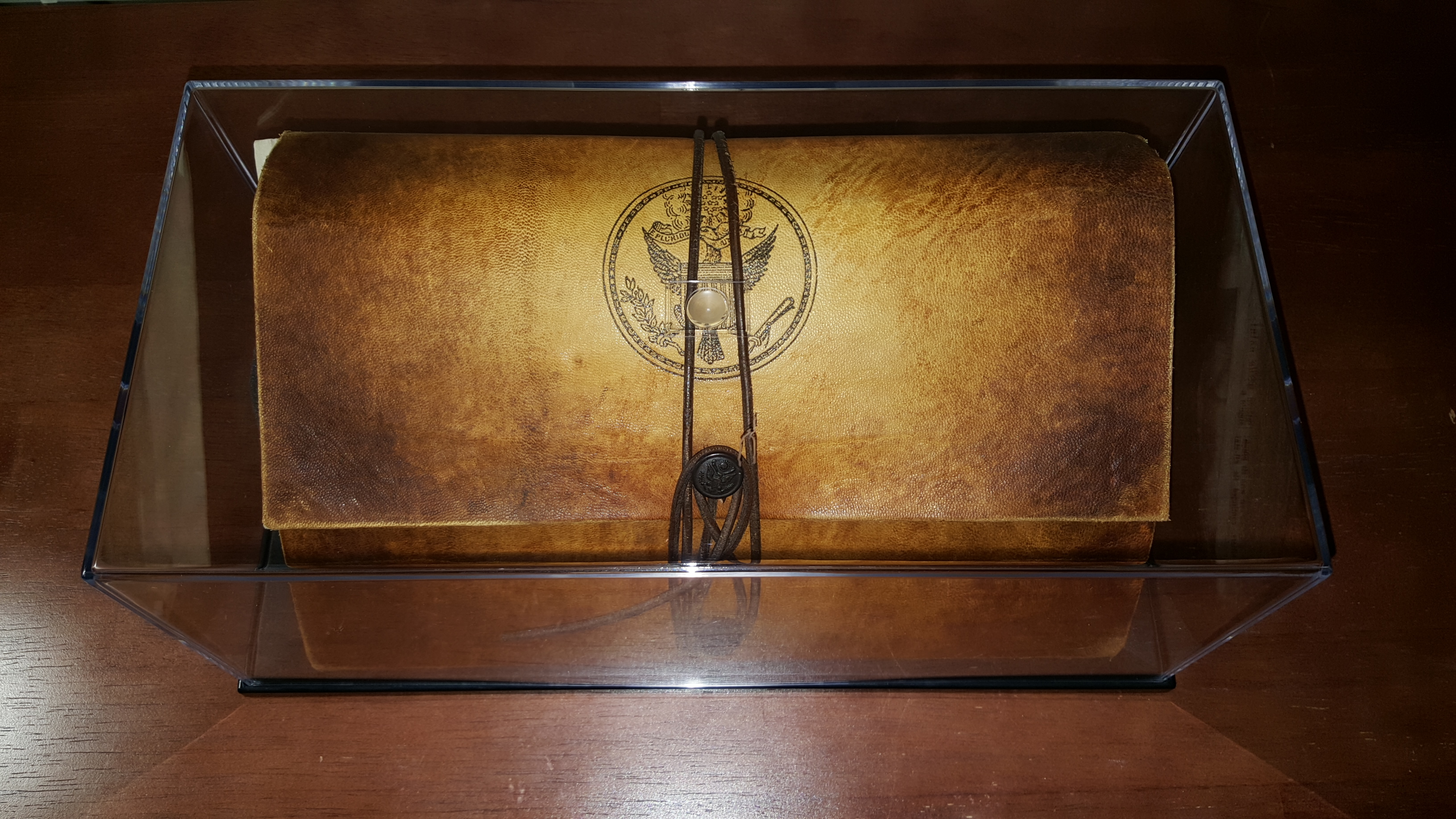 Production-made Book of Secrets prop by Ross MacDonald (from National Treasure 2: Book of Secrets)