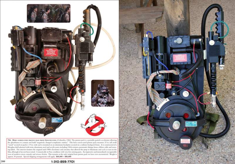 Quick comparison to the Egon Pack that recently sold at Profiles in History.