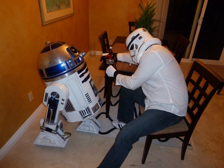 R2 drank TK-2152 under the table!