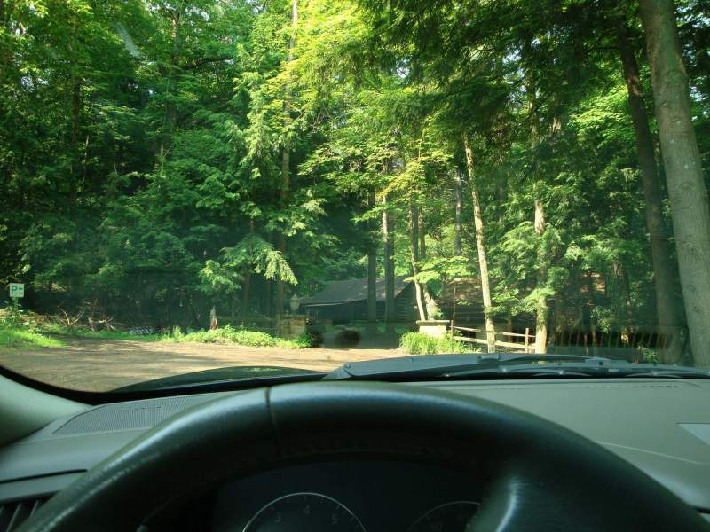 Recreating the view from Andy's car in the turnout