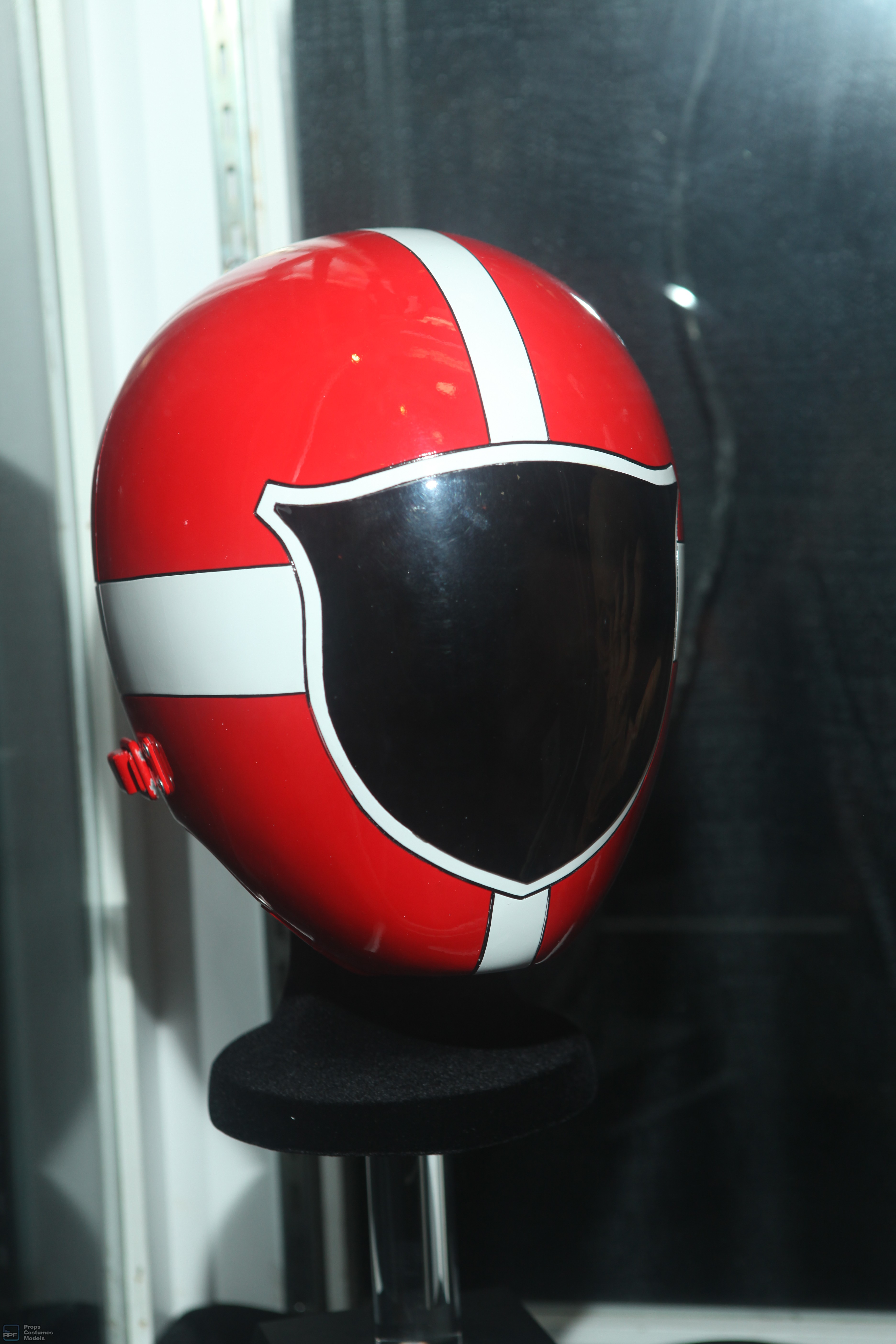 Red Power Ranger helmet