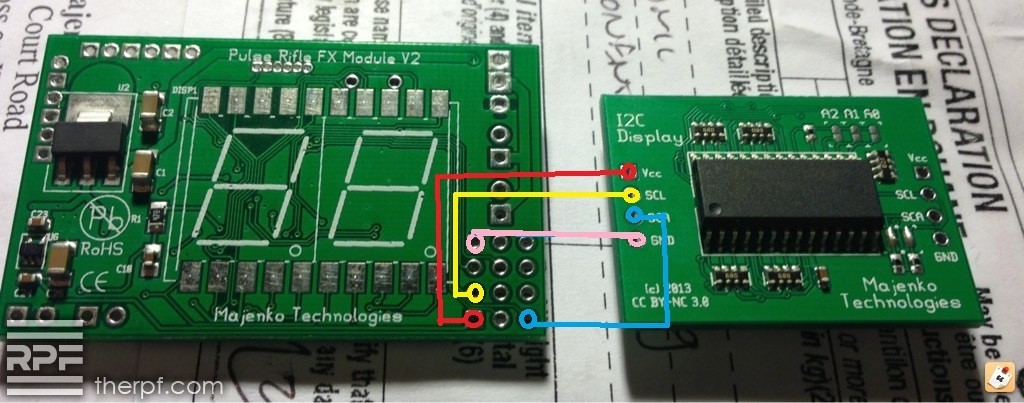 Remote sound board for Pulse rifle