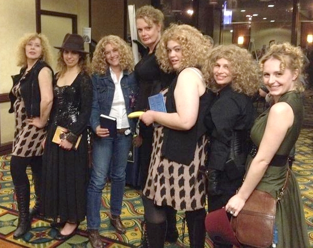 River Song meetup, GallifreyOne 2013. Photo by blackandwhiteallover.