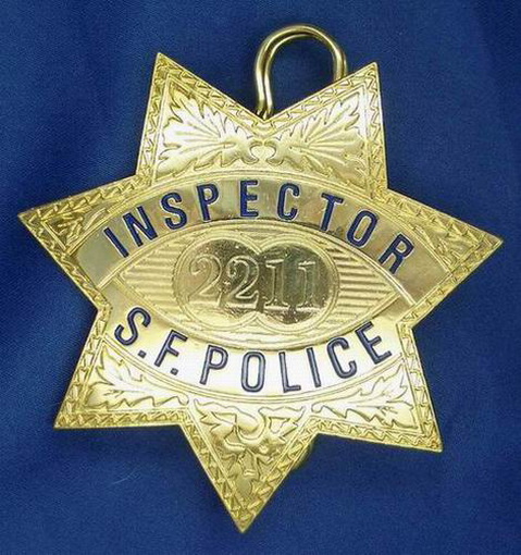 Logo Mini Lapel Pin Badge Dirty Harry Movie TV Series Inspector 2211 S.F 