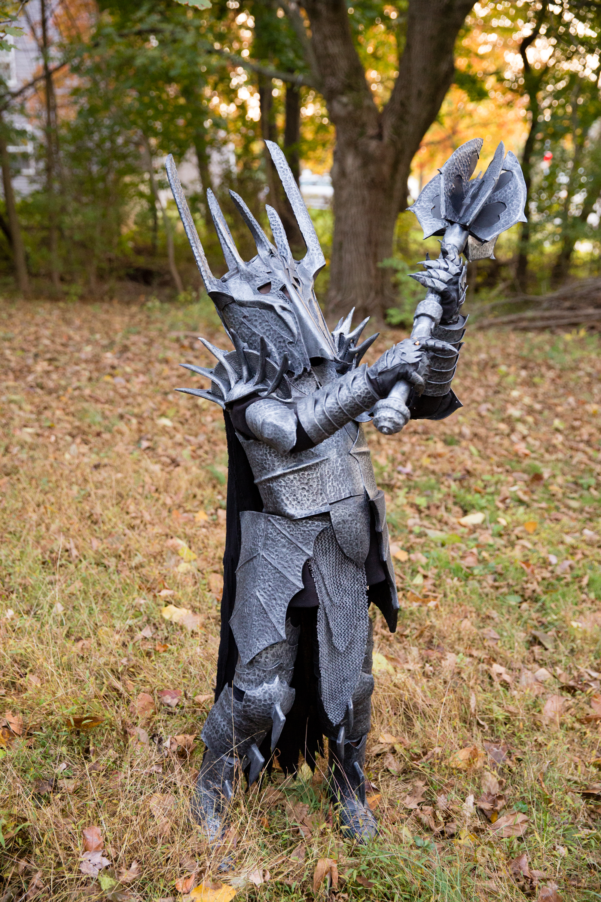 Sauron Costume swinging mace