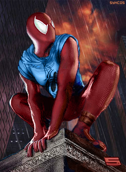 scarlet spidey picture i found online that i thought was awsome