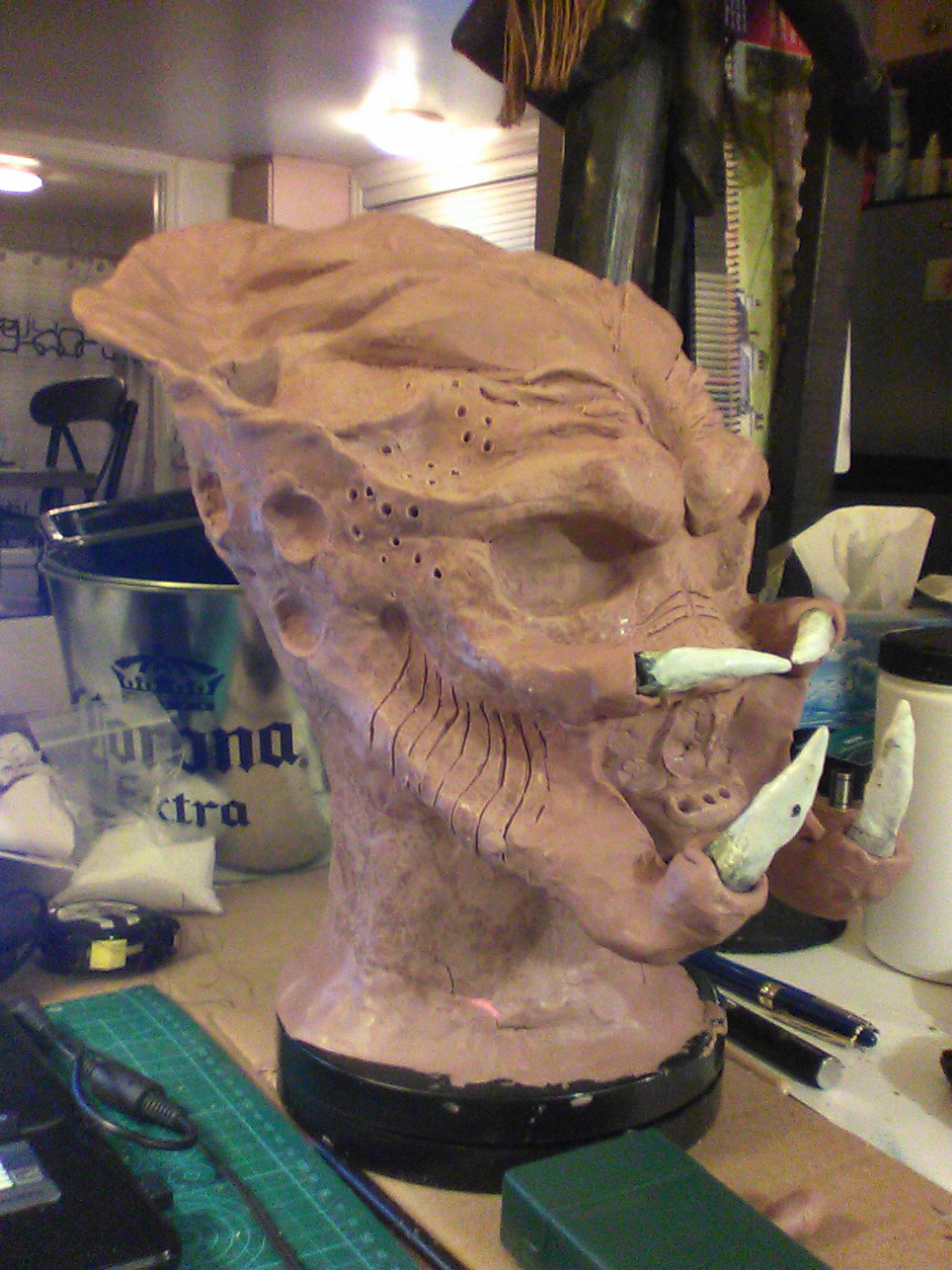 Second Version of Jir'Xar head sculpt 01