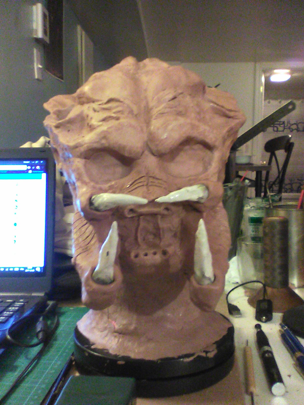 Second Version of Jir'Xar head sculpt 02