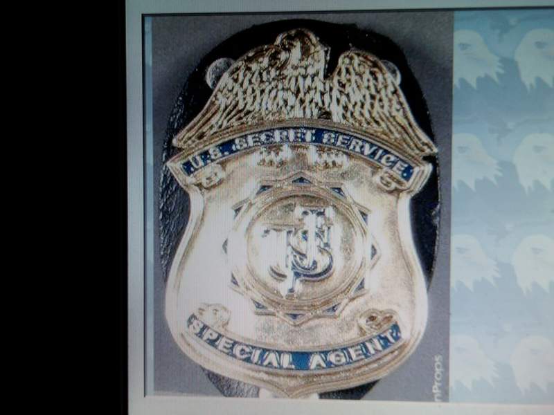 secret service badge the sentinel