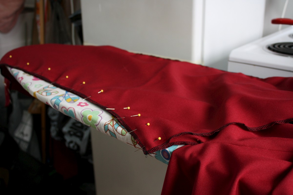 Sewing the inseam