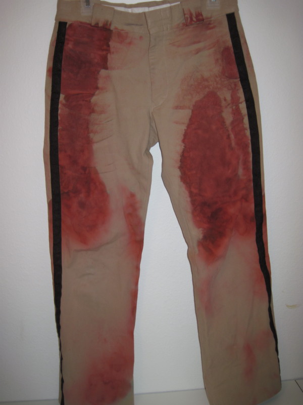 sheriff pants with stripe
