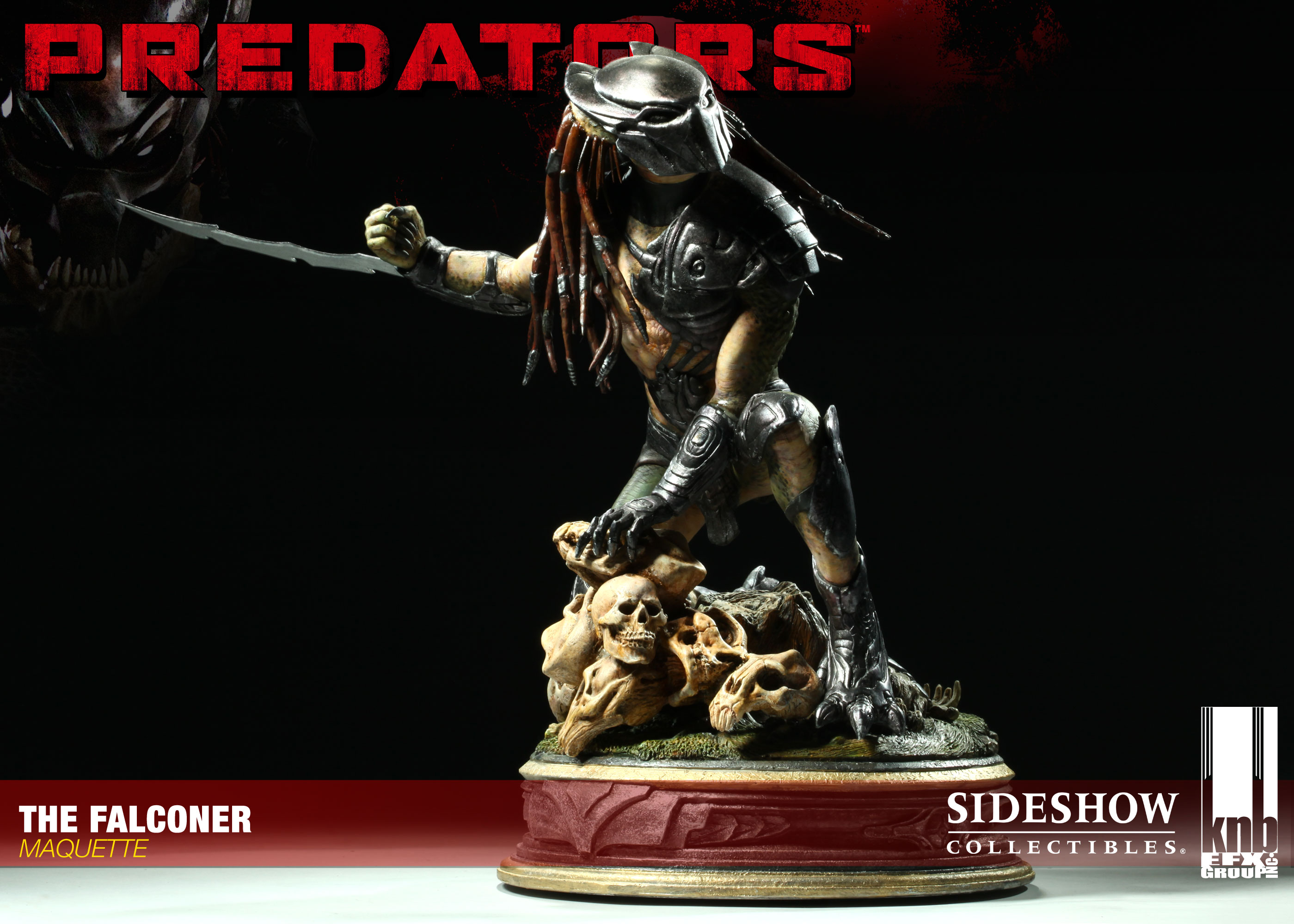 Sideshow The Falconer Predator Maquette 01