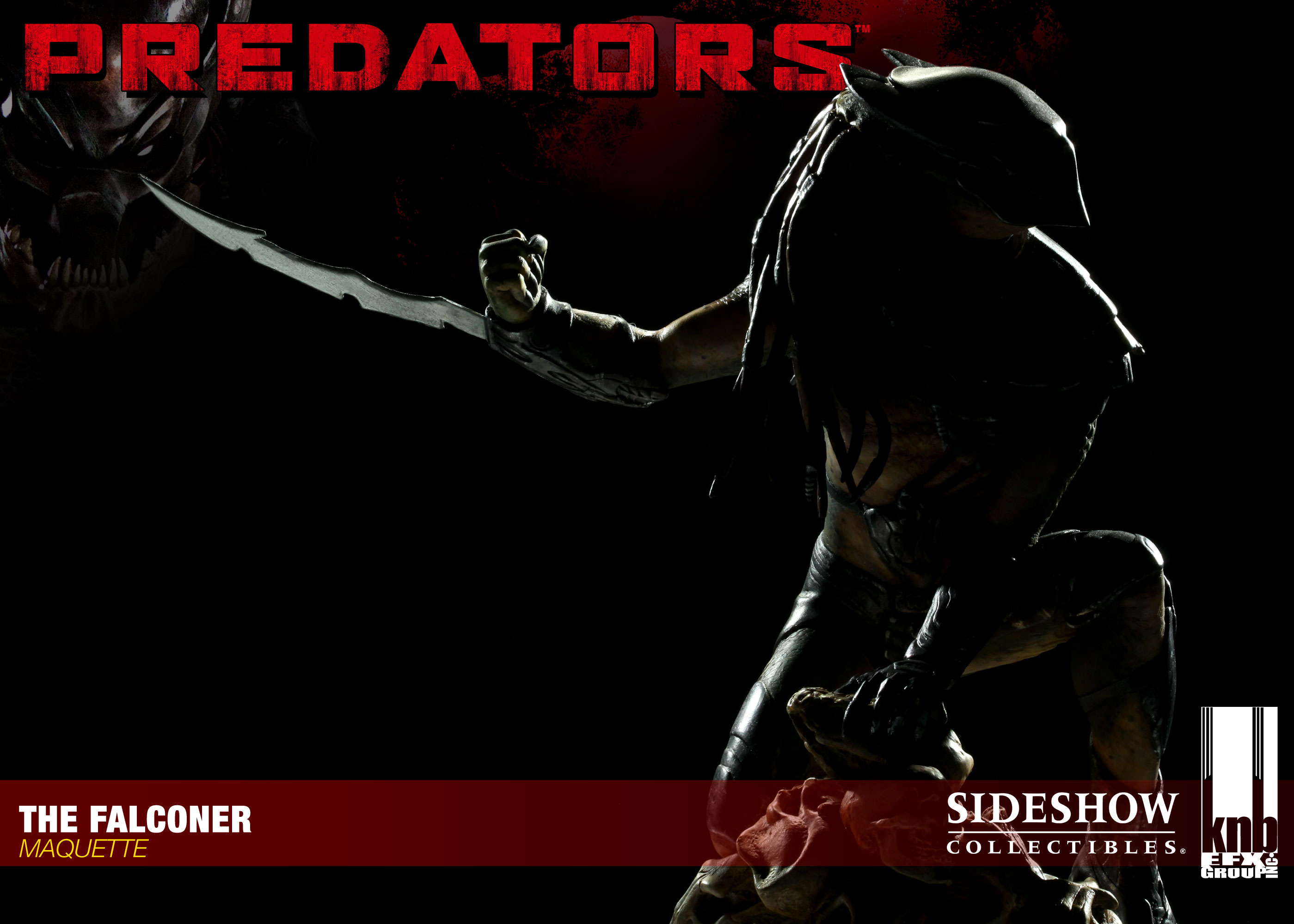 Sideshow The Falconer Predator Maquette 02