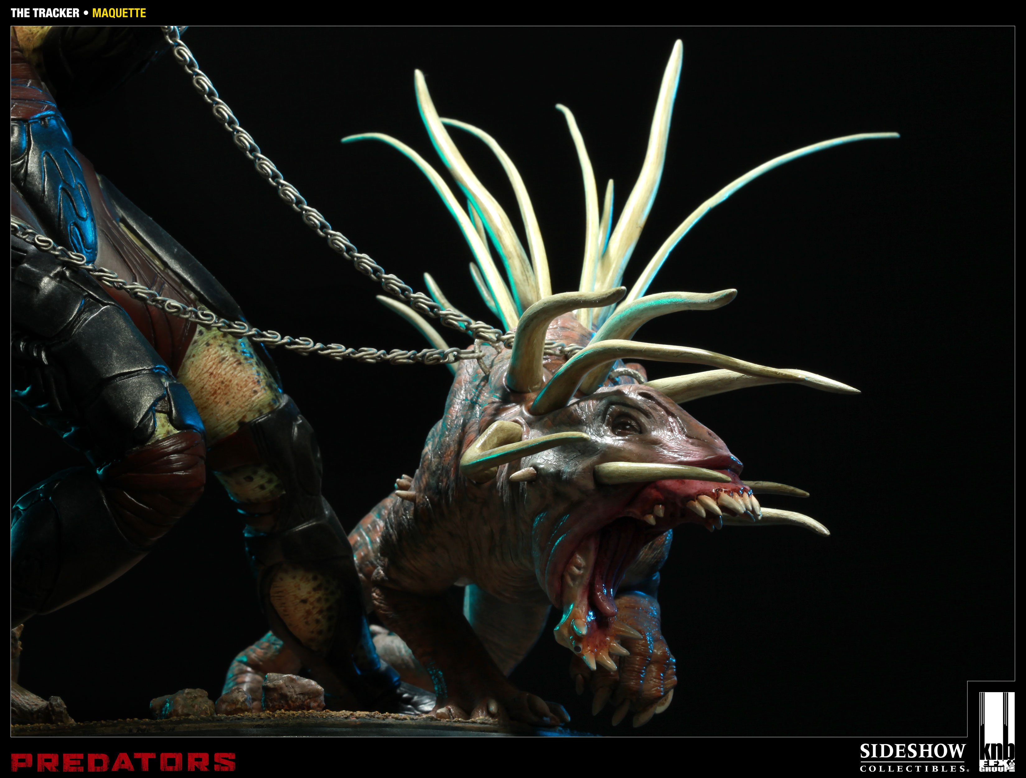 Sideshow The Tracker Predator Maquette 09