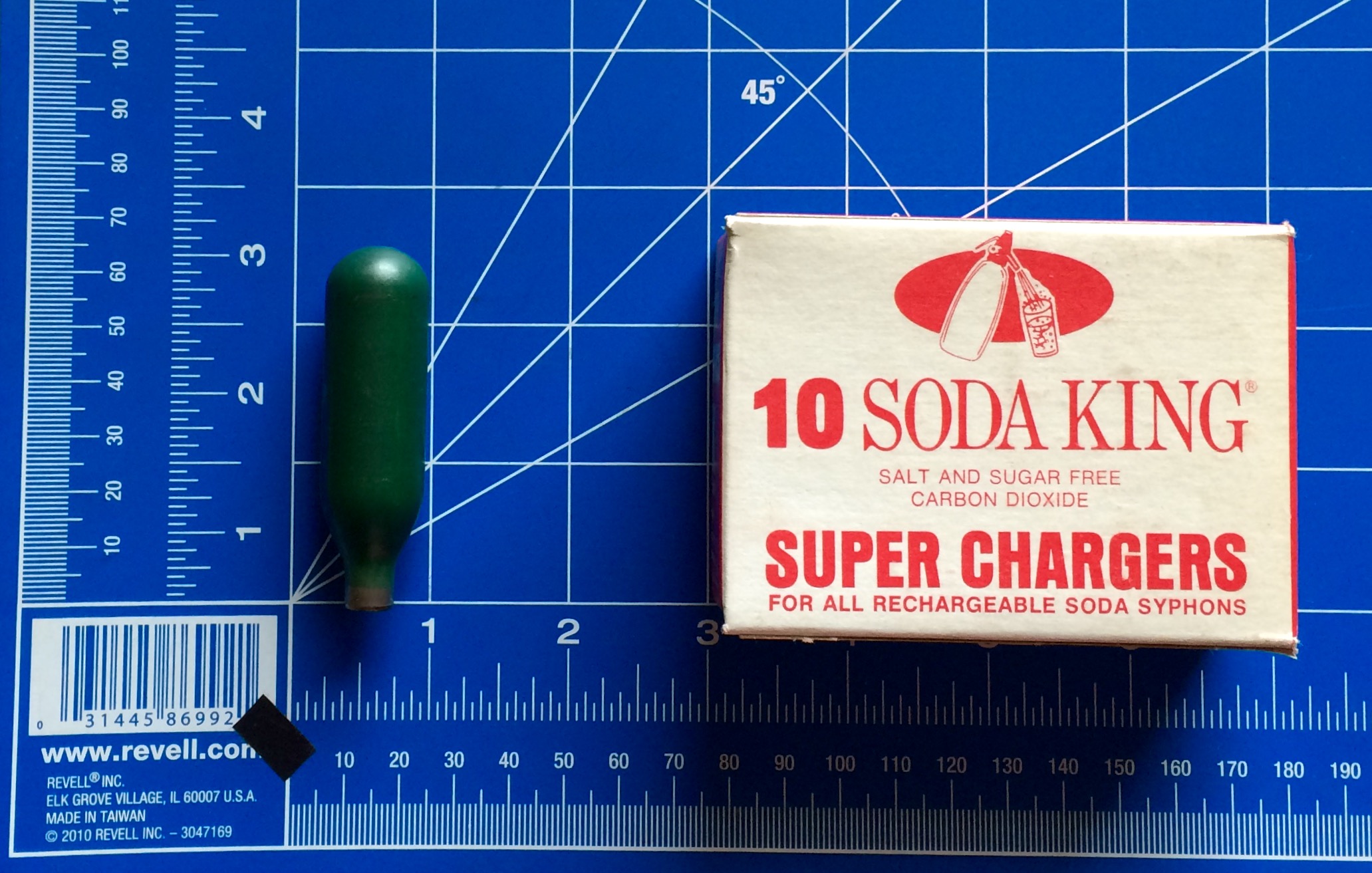 SODA KING
Super Chargers

Used for Han's Belt Greeblie.
Also, I will likely make a not screen-accurate Prawn Assault Rifle from District 9 with th