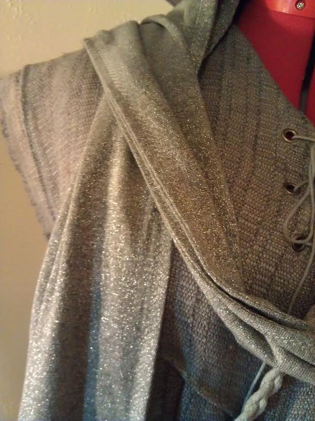 Some sparkly mithril like fabric for the scarf...