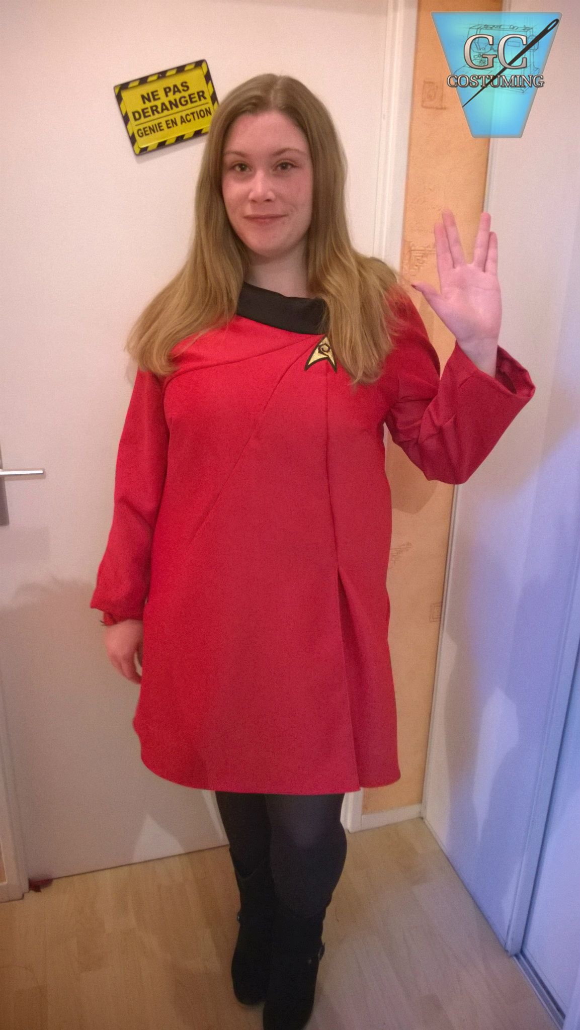 Star Trek TOS services red dress