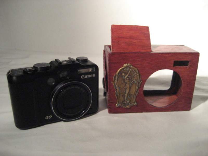 SteamPunk Camera Case Mk. 1
made to house my Canon G9 Camera