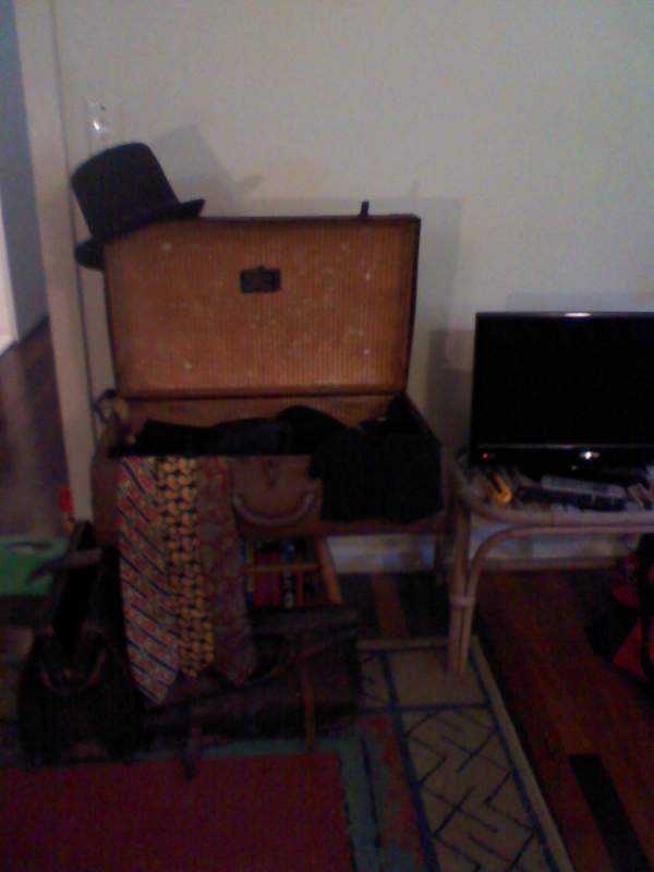 Steampunk suitcase