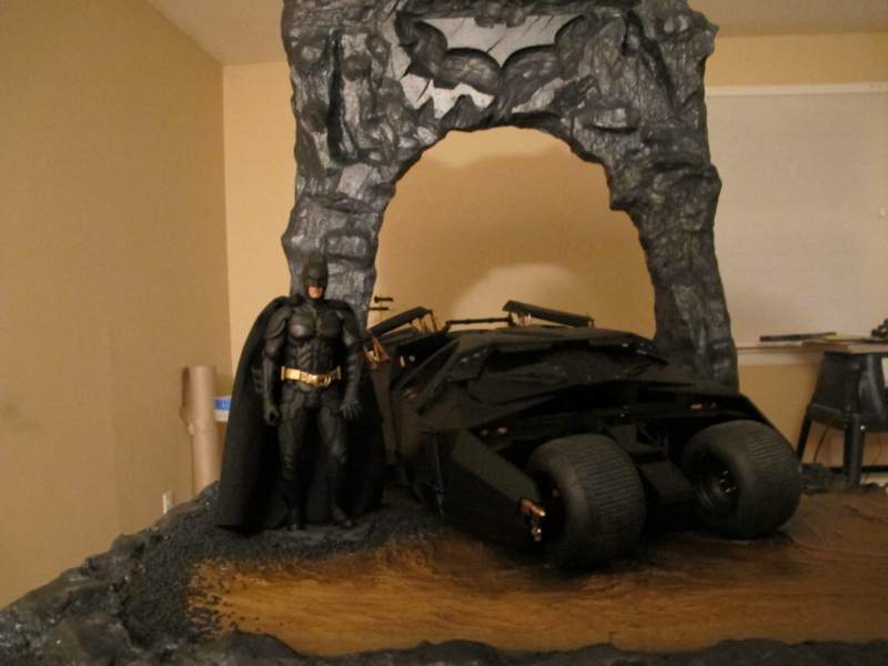Still needs water, waterfall and the Begins Batman