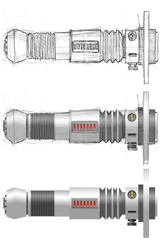 Sting lightsaber design