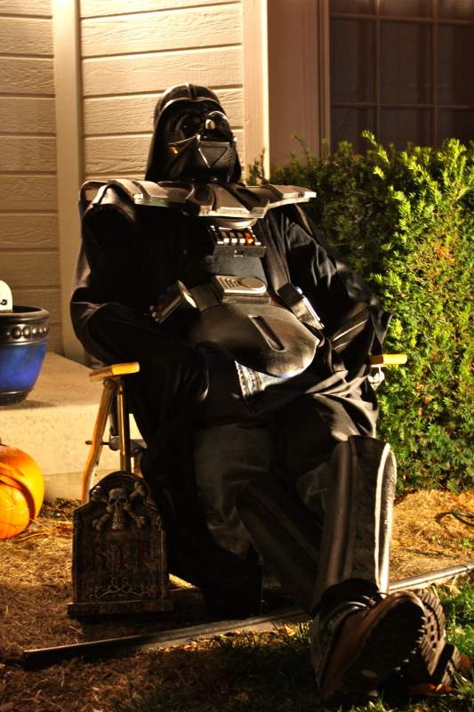Suit is made of foam.