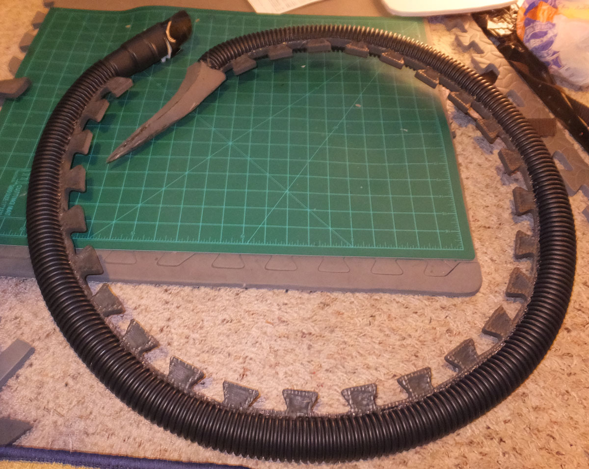 Tail in progress