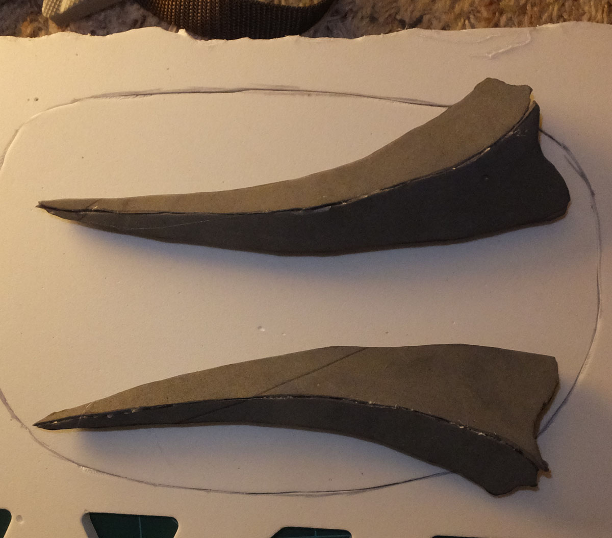 Tail tip pieces