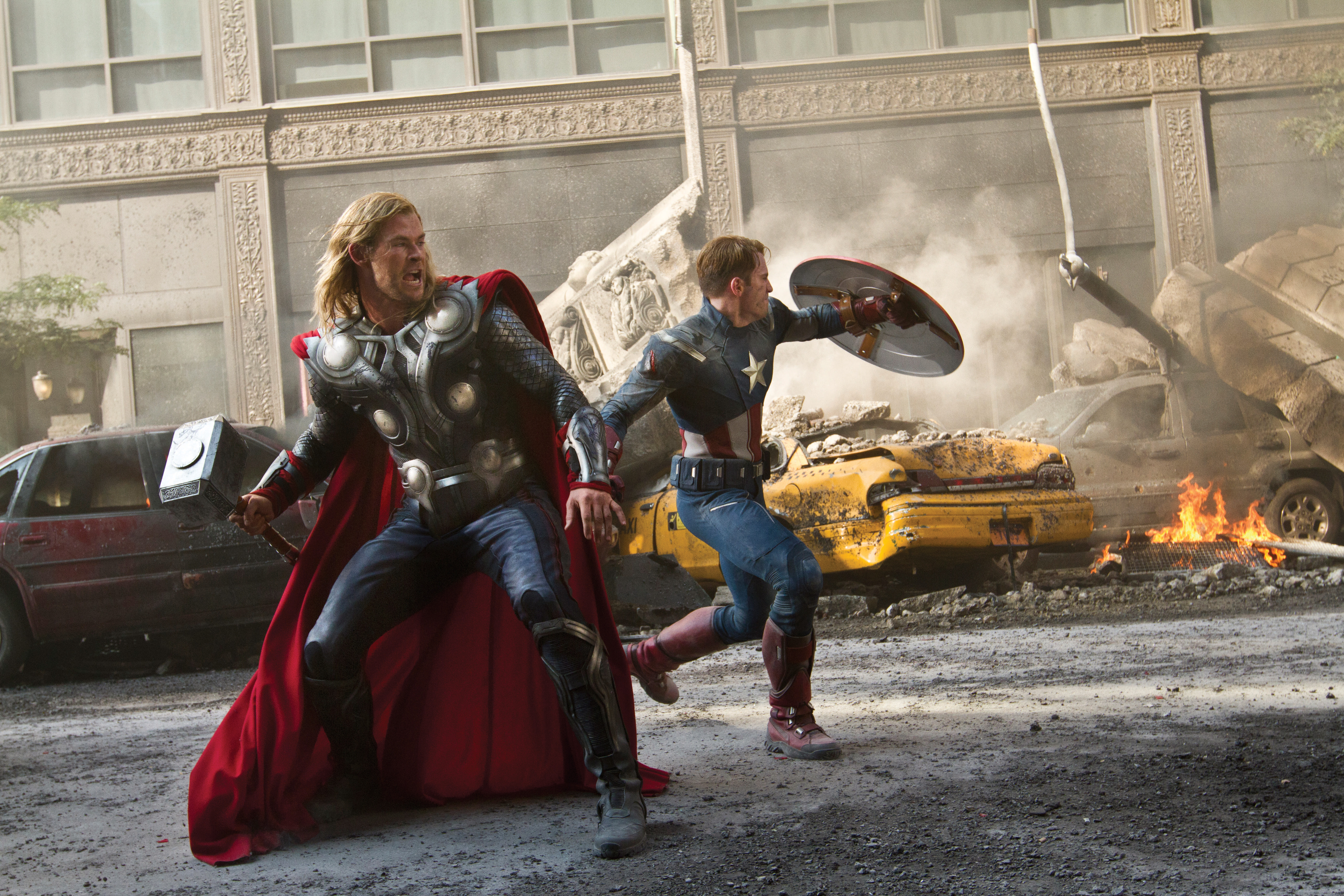 The Avengers - Captain America and Thor