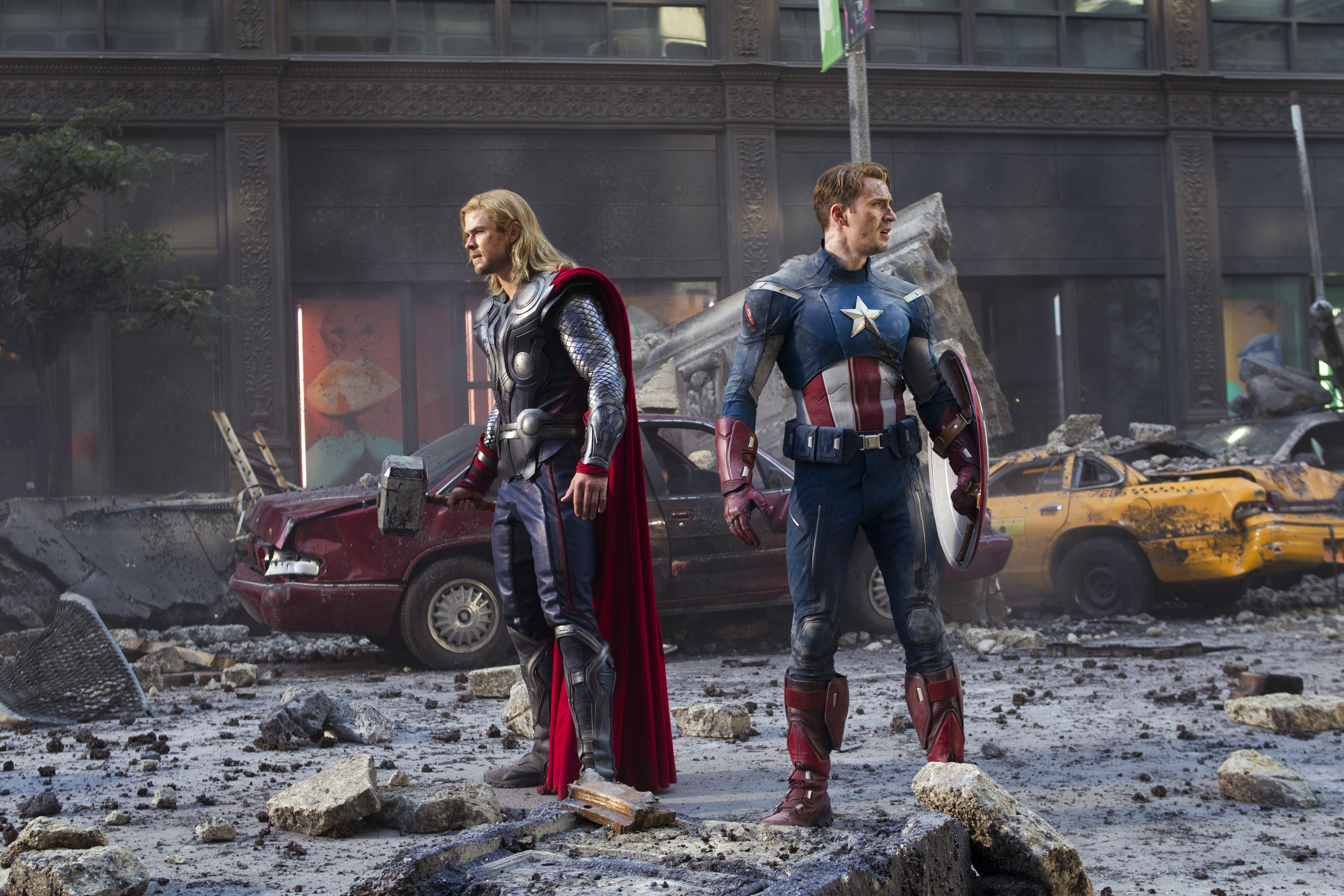 The Avengers - Captain America and Thor