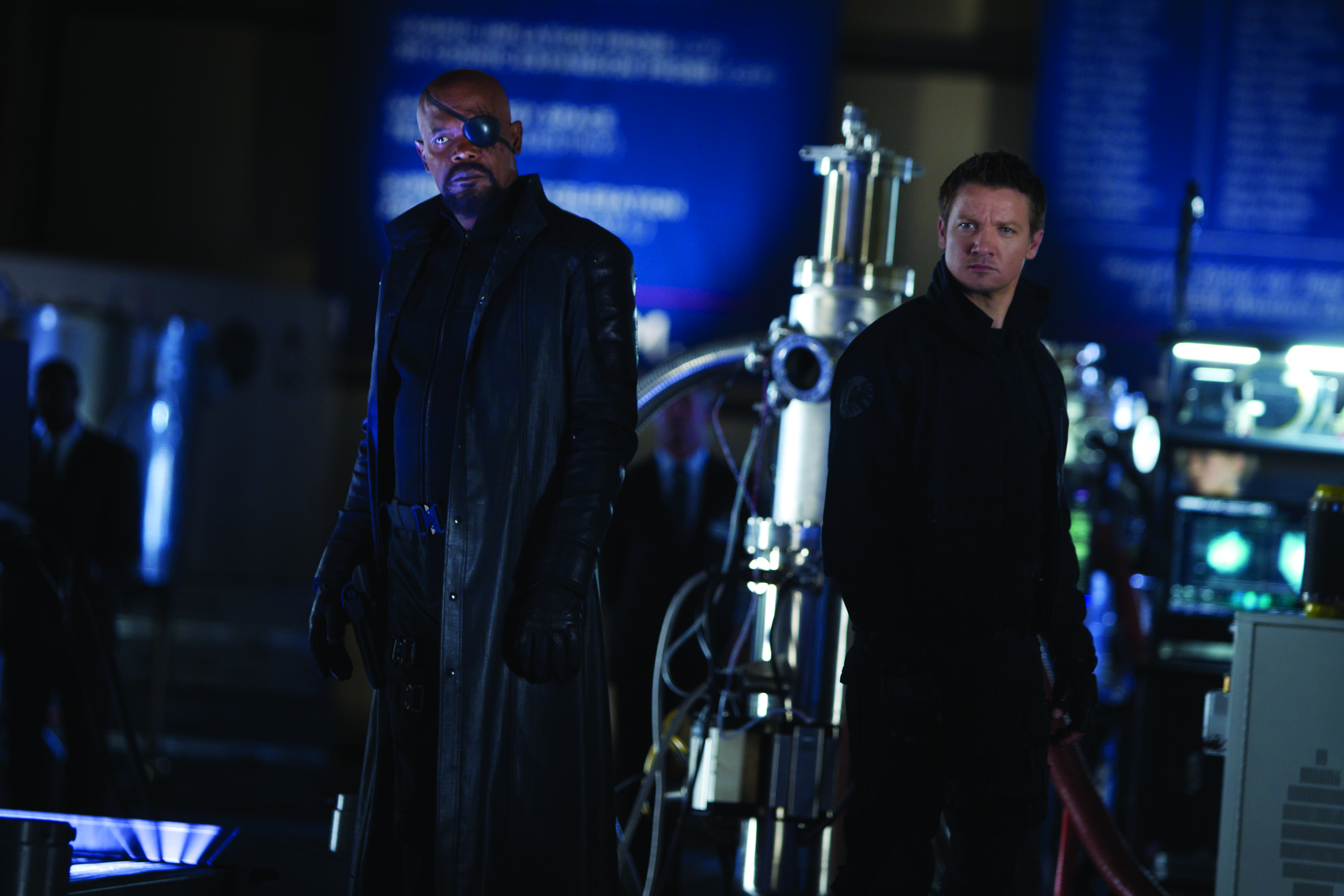 The Avengers - Nick Fury and Hawkeye