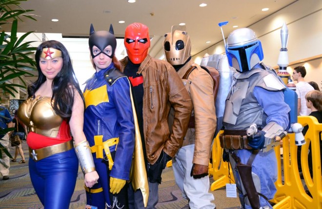 The Group I walked around with at MegaCon 2015. (From Right to left)
My brother inlaw, his best friend, me, my sister, friends wife.