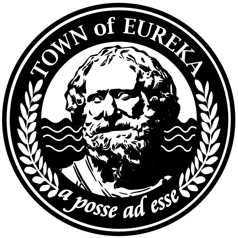 The logo for the Town of Eureka, from the SyFy tv show.