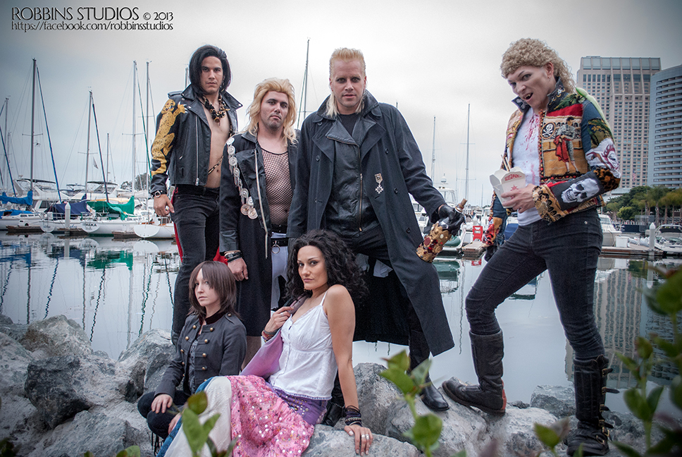 The Lost Boys SDCC2013 vampires cosplay shot by Benn Robbins