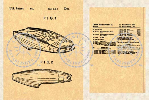 the patent info for this prop
