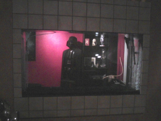 this is what it looks like from the other side of the fish tank.