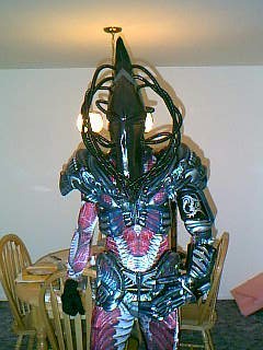 This was the first "real" costume I put together. Really, I had bought one costume for the body, and purchased a separate mask. It still won me a cost