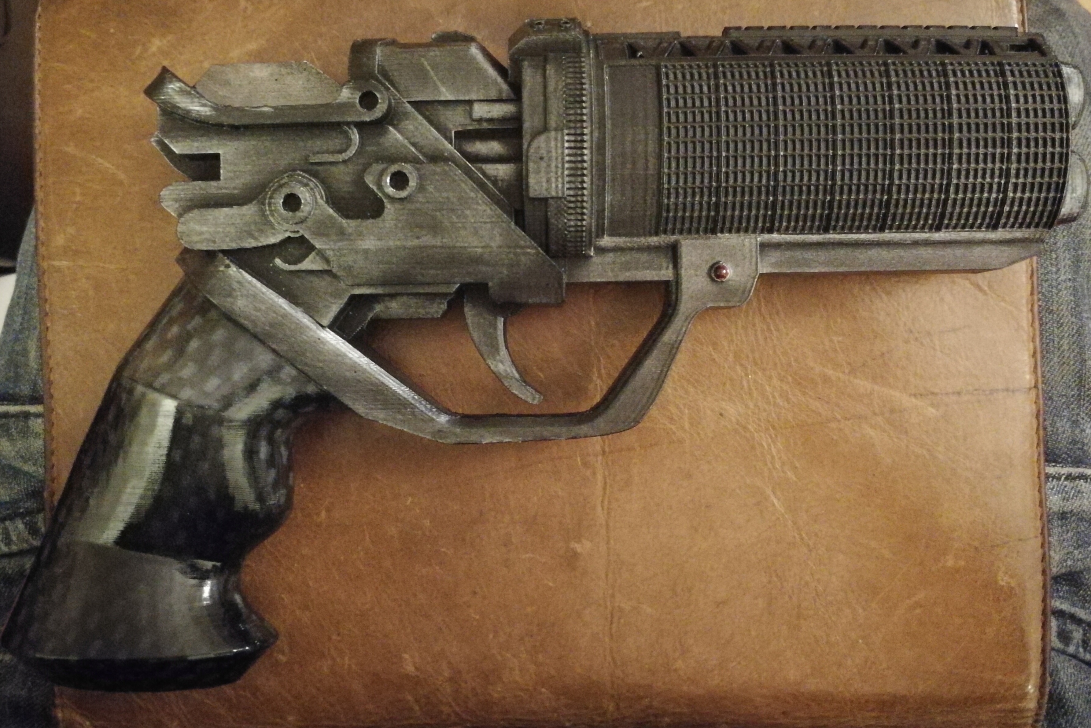 Three coats of gloss on the stock