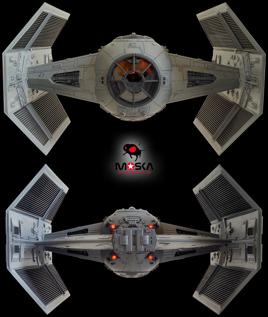 TIE ADVANCED 03:
Front and rear views.