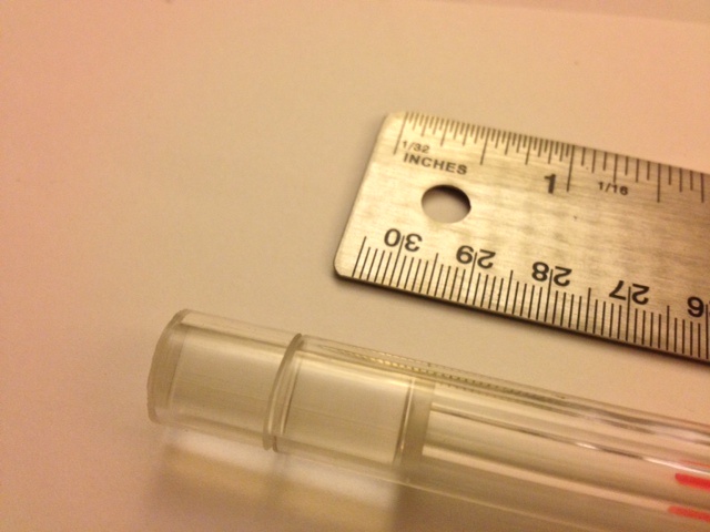 tip with 3/8" plug stuck inside outer tube.