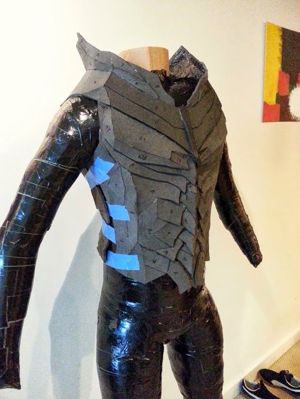 Torso and duct tape dummy