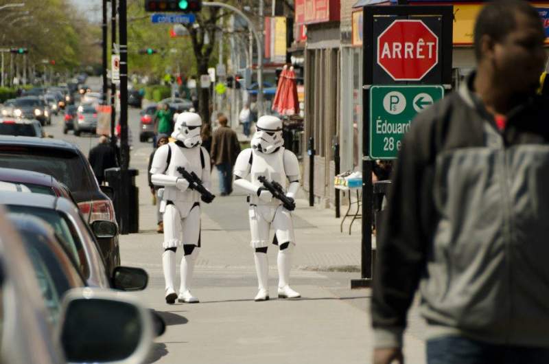 Trooping in Montreal, Canada (2012 May)