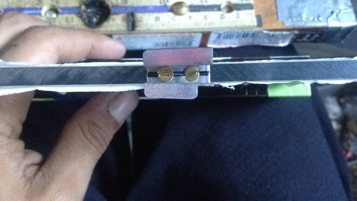Two screws prevent it from twisting and turning and eventual failure.