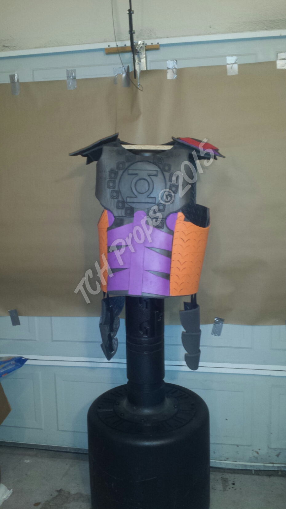 Unpainted, un-plasti dipped torso armor