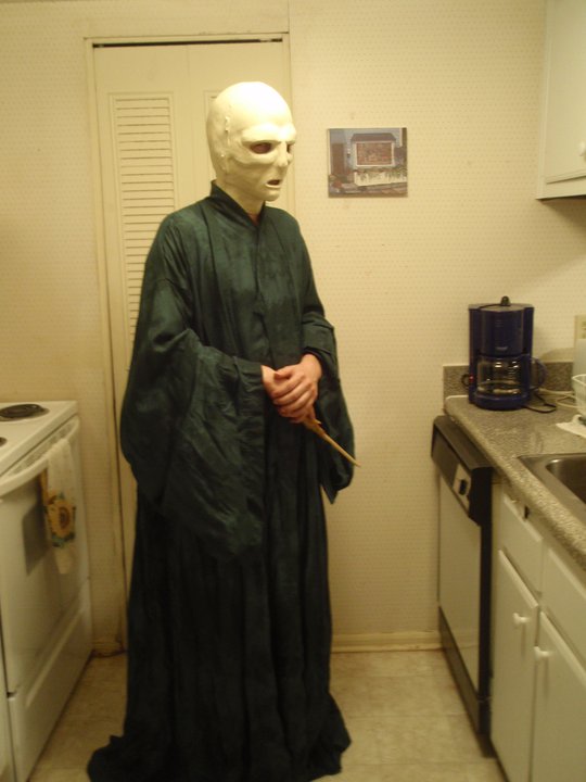 Unpainted Voldemort Mask.