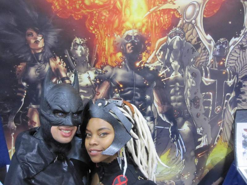 Vampire Batman and Steampunk  X-Man Storm