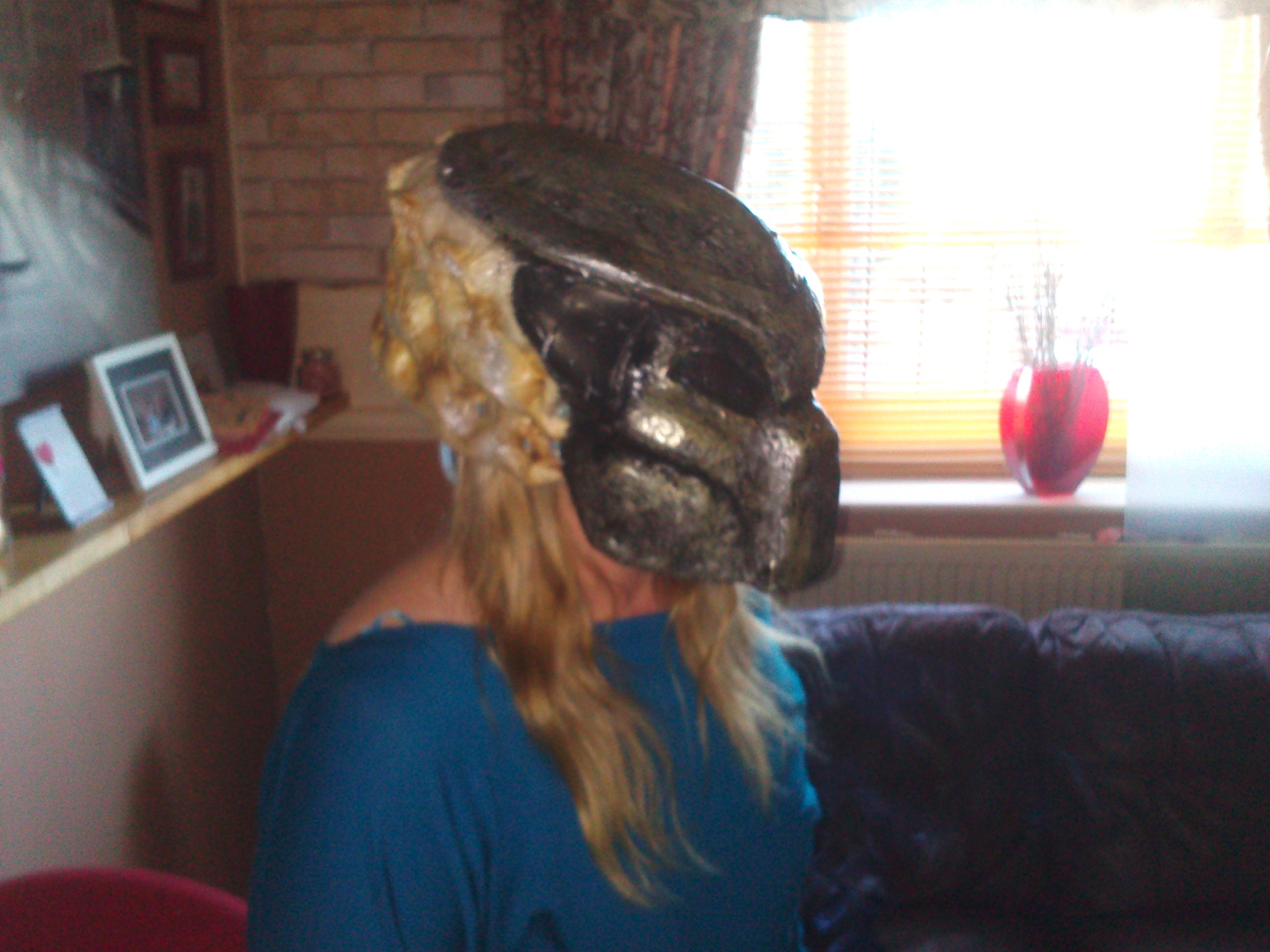 Wife's mask complete.