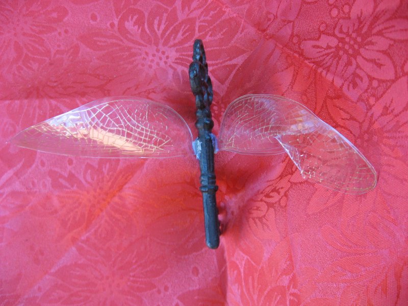 winged key showing the broken wing